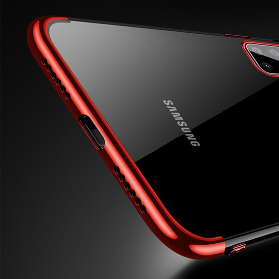 CaseUp Samsung Galaxy S21 Plus Kılıf Laser Glow Kırmızı 4